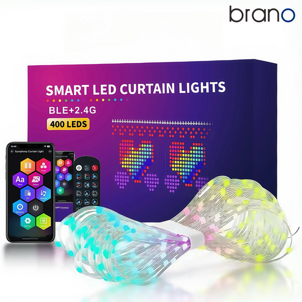 Brano RGBIC Curtain Lights